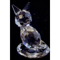 Optic Crystal Cat Figurine